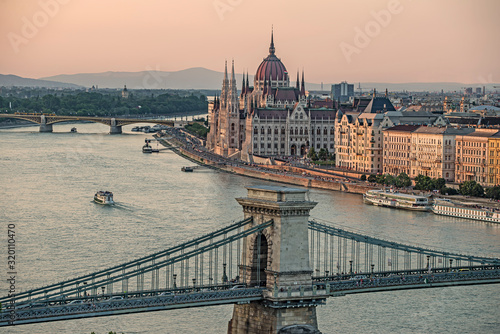 Hungarian Parliament, Budapest, Hungary 