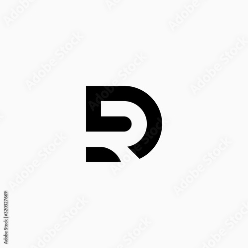 RD DR Monogram Logo vector template