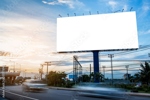 billboard blank for outdoor advertising poster or blank billboard for advertisement.