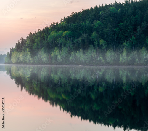 Reflections of the pines in the boundary waters of Minnesota