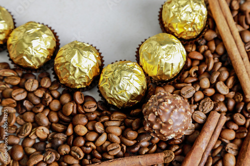 delicious sweets on the table