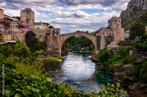 Stari most and Mostar old town