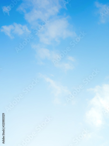 blue sky with beautiful natural white clouds