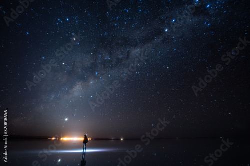 ウユニ塩湖と銀河系