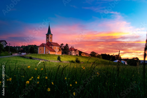 Sunset Sveta Nedelja Croatia Summer