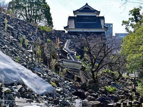 大地震後の熊本城の様子（2019年秋）＠熊本