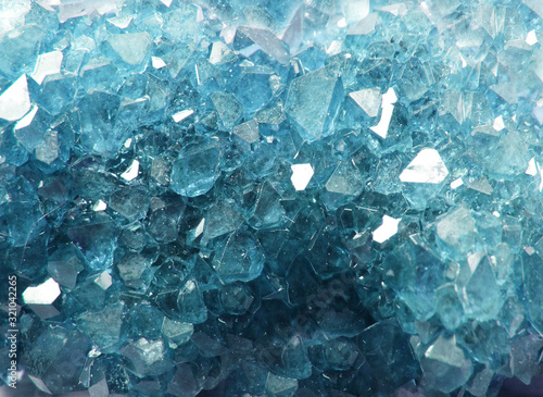 aquamarine gem crystal quartz mineral geological background