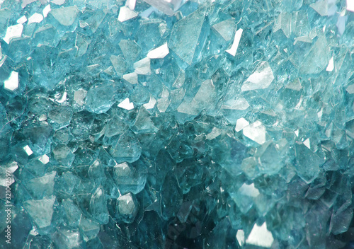 aquamarine gem crystal quartz mineral geological background