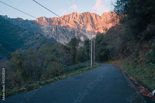 Mountain's road leds to "altissimo" mountain,famous for its marble used for his sculptures by michelangelo.