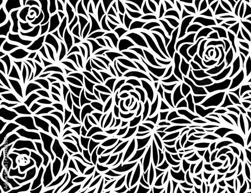 Abstract background. Grunge brush pattern. Texture. Vector.