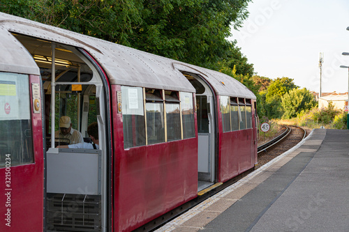 A train at Shanklin railway station, Isle of Wight