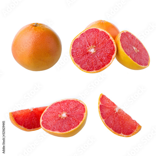 ripe grapefruits