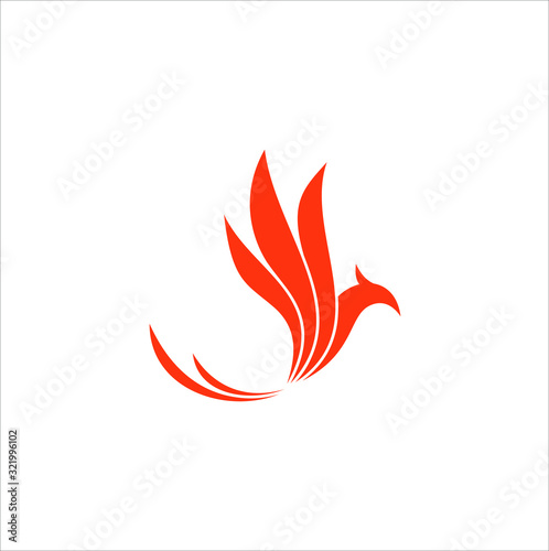phoenix logo graphic vector illustration