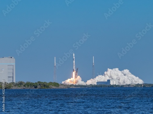 Falcon 9 launch from Launch Complex 40 on Cape Canaveral Air Force Station