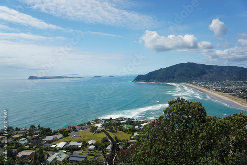 View From Mount Paku Lookout Tairua New Zealand