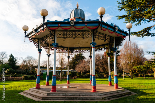 Priory park bandstand, Southend on Sea, Essex.