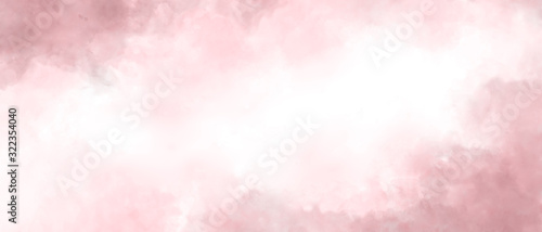 Pink color abstract watercolor background