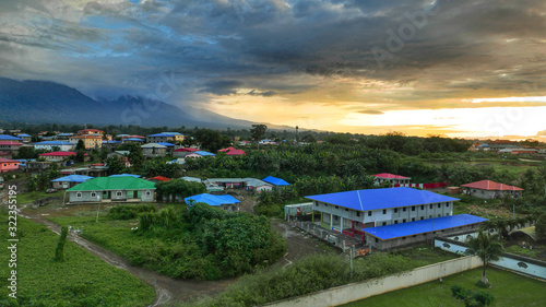 Mount Basile during sunset Malabo, Equatorial Guinea.