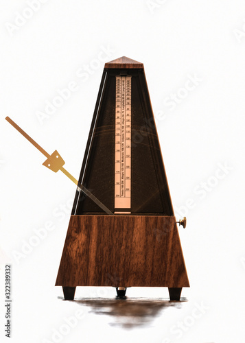 Metronome isolated on white background