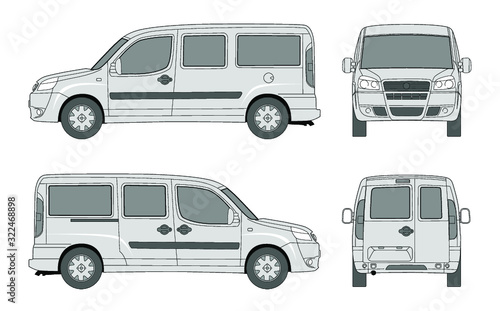 Car vector template