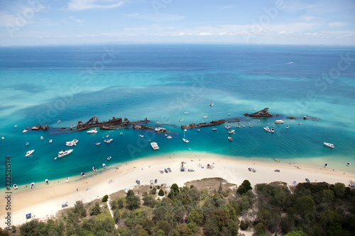 Moreton Island is just off the coast of southeastern Queensland, Australia. 