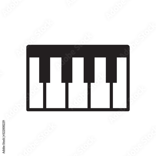 PIANO icon design, flat style icon collection