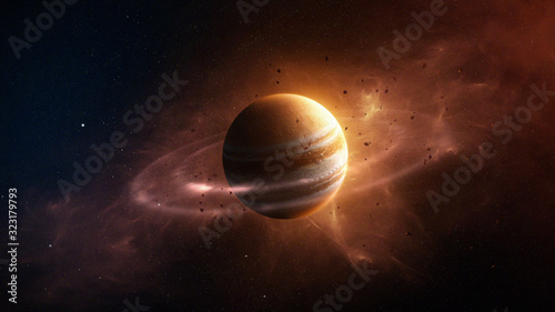 Jupiter Planet In The Space 