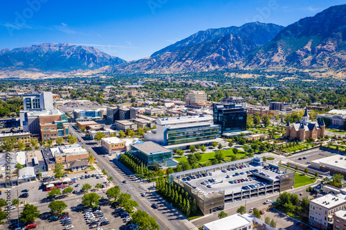 Downtown Provo Utah North East View