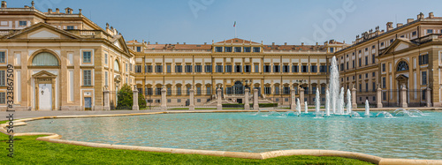 Royal Villa of Monza (Villa Reale), Milano, Italy. The Villa Reale was built between 1777 and 1780 by the imperial and royal architect Giuseppe Piermarini.