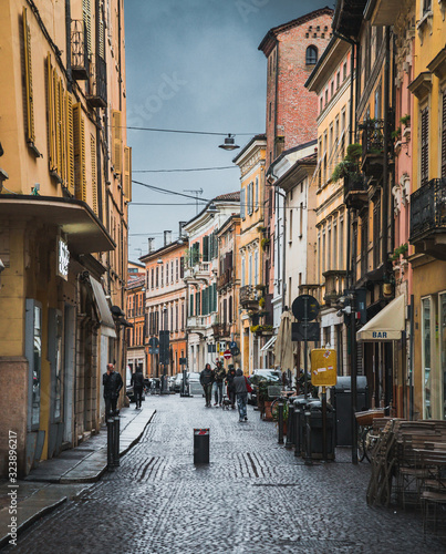 Mantua, historic center. Street, Urban