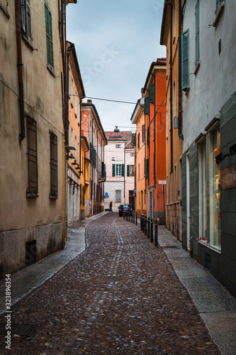 Mantua, historic center. Street, Urban
