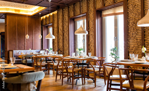 Interior of the Chinese restaurant