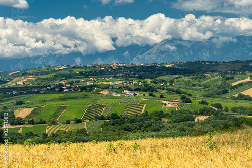 Rural landscape near Vasto, Abruzzo