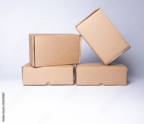 cardboard box for mockup