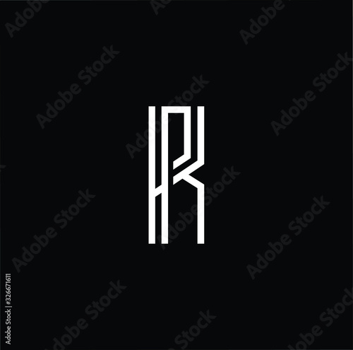 Professional Innovative Initial KP PK logo. Letter KP PK Minimal elegant Monogram. Premium Business Artistic Alphabet symbol and sign