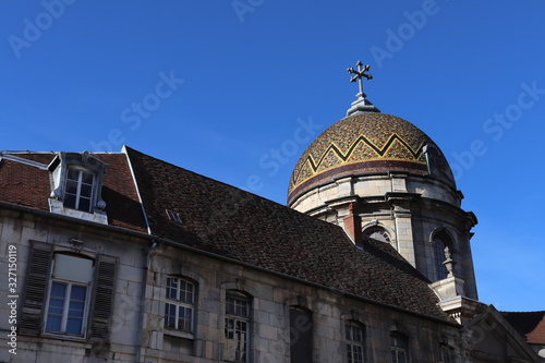 Chapelle Notre Dame du refuge vue de l'extérieur construite en 1739 - ville de Besançon - Département du Doubs - Région Bourgogne Franche Comté - France