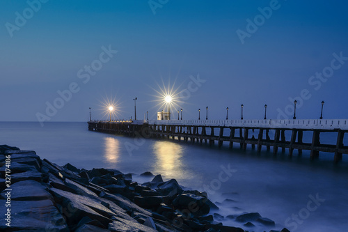 Rock beach or Pondicherry Beach is the popular stretch of beachfront with rocks in the city of Puducherry along the Bay of Bengal. It is one of the long stretch in Pondicherry.