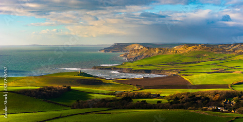 Kimmeridge and the Dorset Coastline from Swyre Head