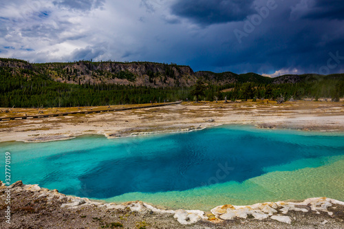 Sapphire Pool in Yellowstone