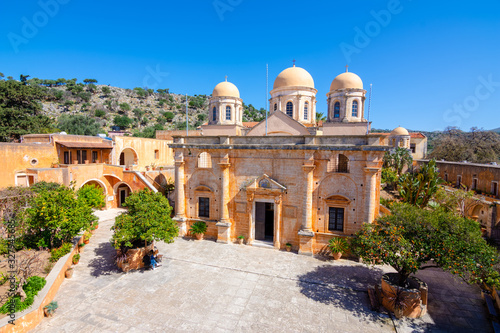 Agia Triada Monastery or the Monastery of Agia Triada Tsangarolon is a Greek Orthodox monastery in the Akrotiri peninsula in the Chania regional unit, Crete, Greece.