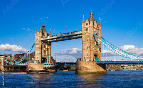 London Tower Bridge across the River Thames