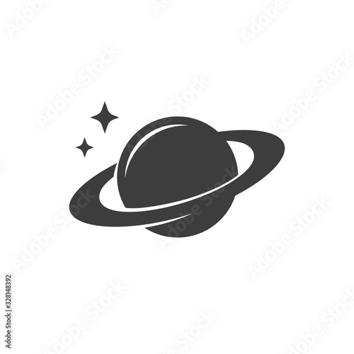vector icon planet saturn