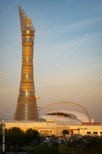 The Aspire Tower in Doha, qatar 