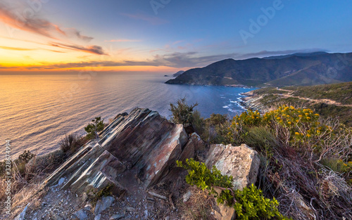 Rock structures Cap Corse