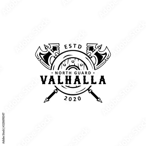 viking labels, emblems and logo