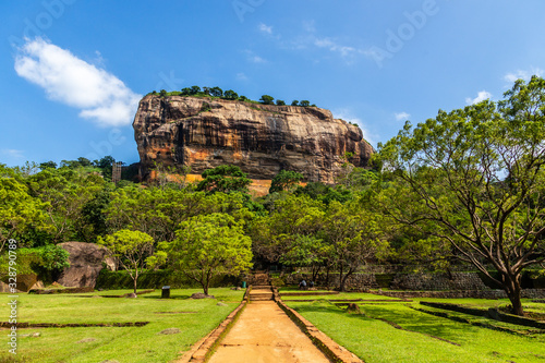 Sigiriya or Lion rock - ancient rock fortress, Dambulla, Central Province ,Sri Lanka