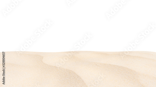Beach sand texture Di cut isolated on white background