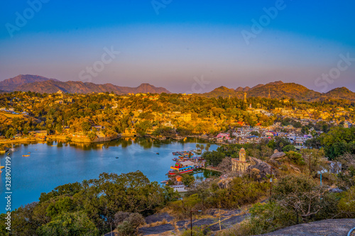 Nakki Lake is a lake situated in the Indian hill station of Mount Abu in Aravalli range
