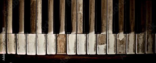 Old Piano Keys