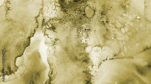 Old vintage beige grunge texture. Abstract old watercolor stains